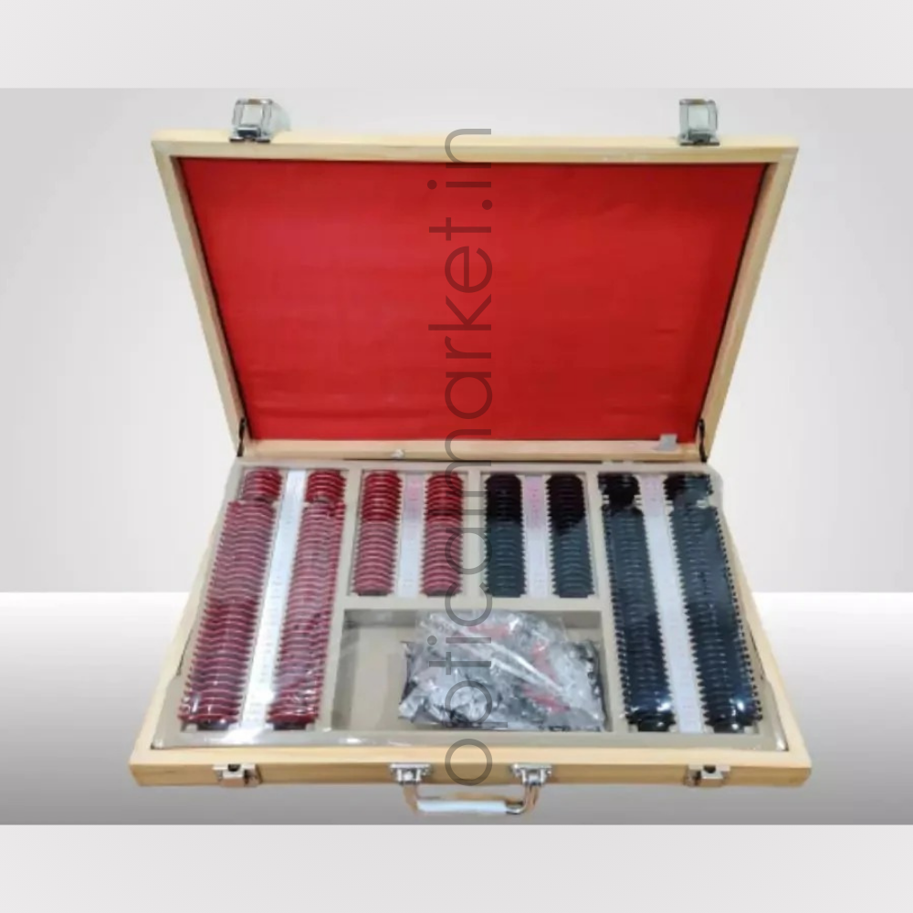 Trial Lens Set- Black/Red | OpticalMarket.in – Optical Market