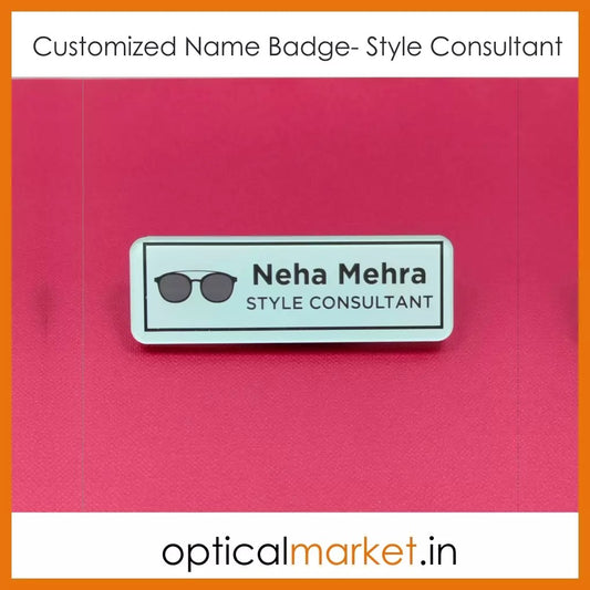 Customized Name Badge- Style Consultant