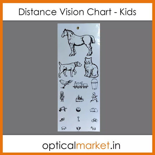 Distance Vision Chart-Kids