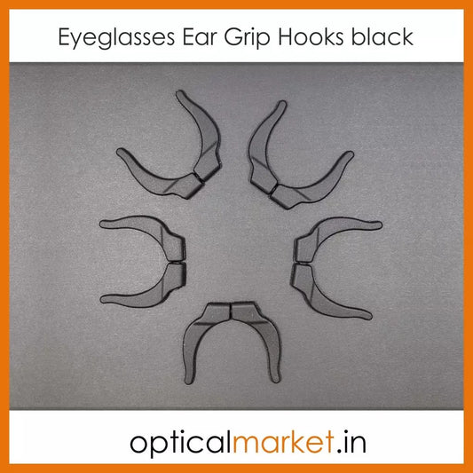 Eyeglasses Ear Grip Hooks black
