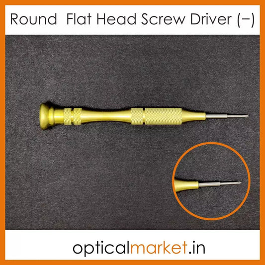 Round Flat Head Screw Driver (-)