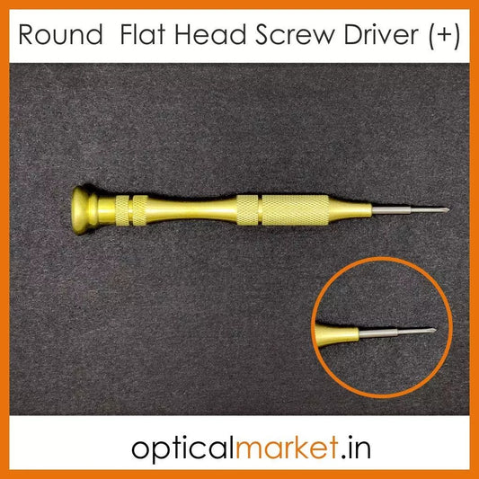 Round Flat Head Screw Driver (+)
