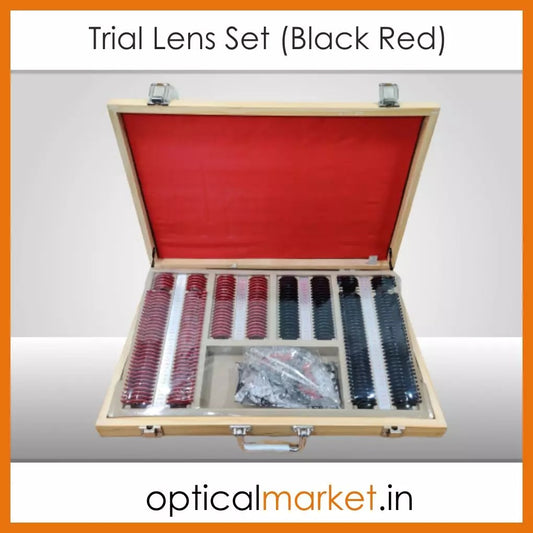 Trial Lens Set- Black/Red