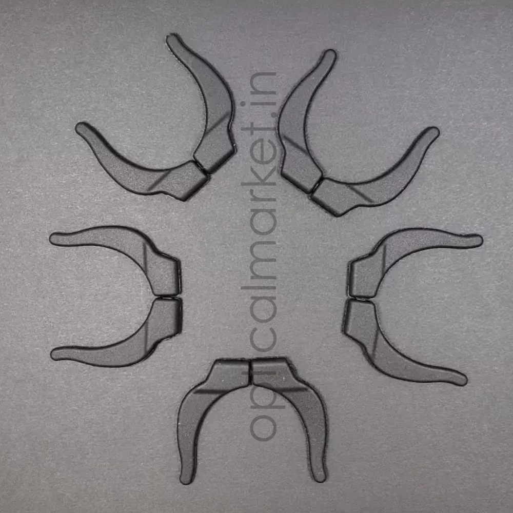 Eyeglasses Ear Grip Hooks black
