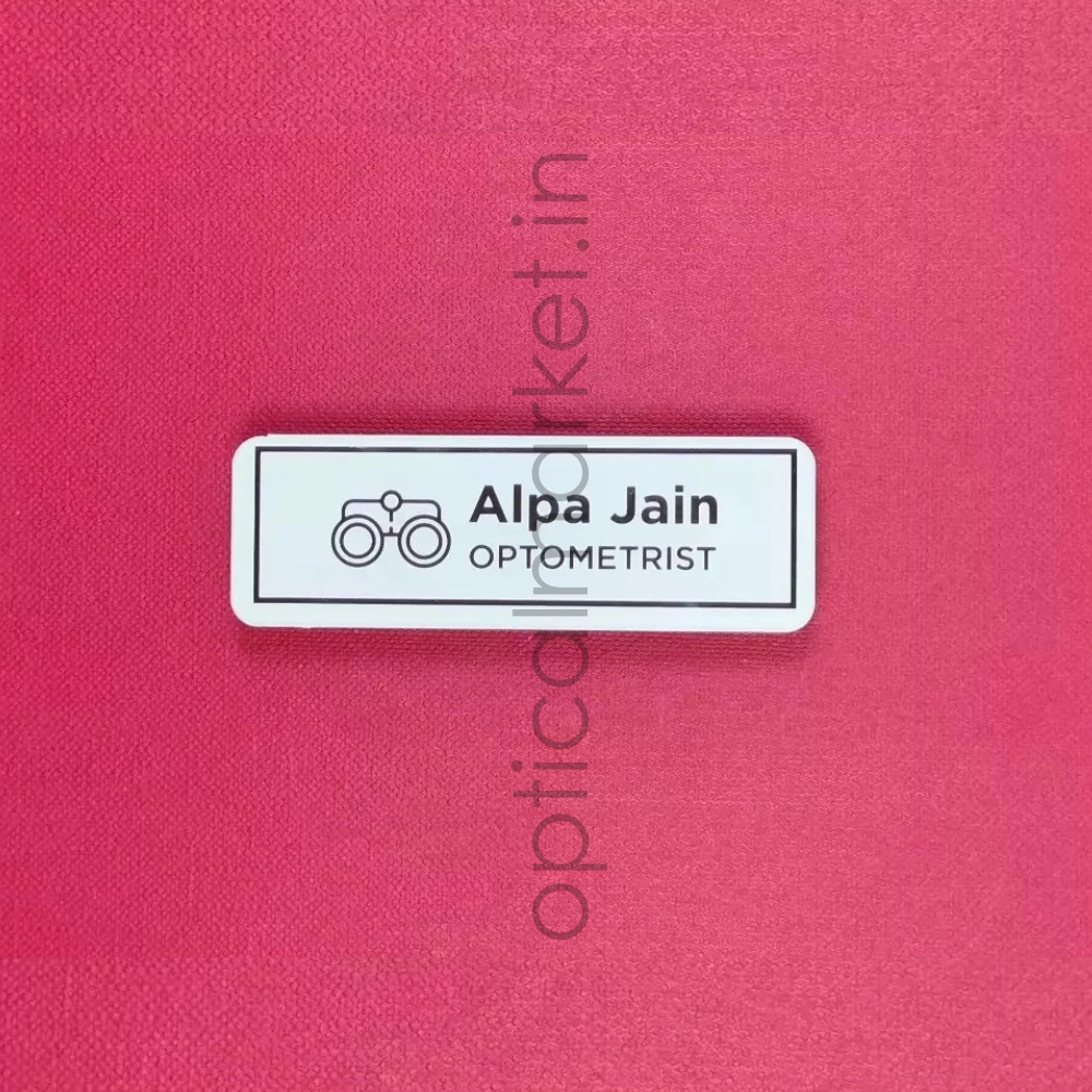Customized Name Badge- Optometrist