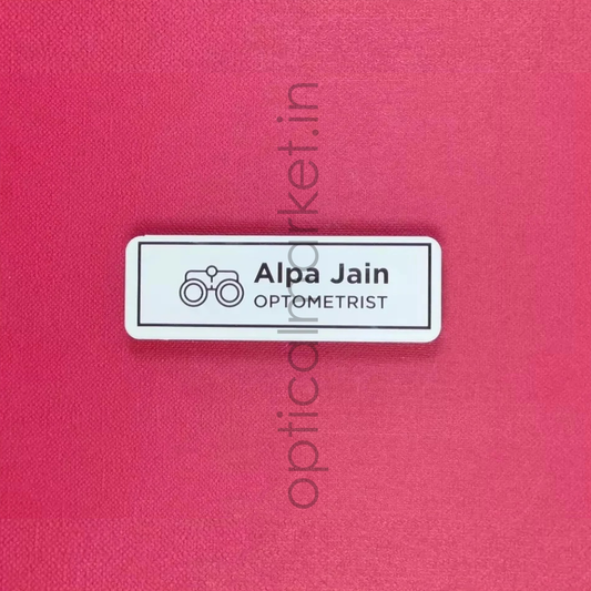 Customized Name Badge- Optometrist