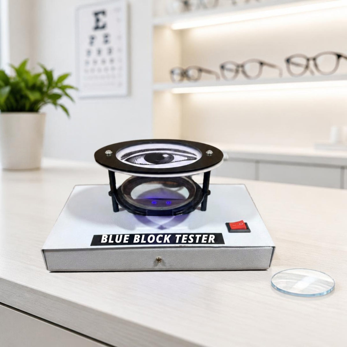 Blue Filter Tester – Metal Body | Rechargeable