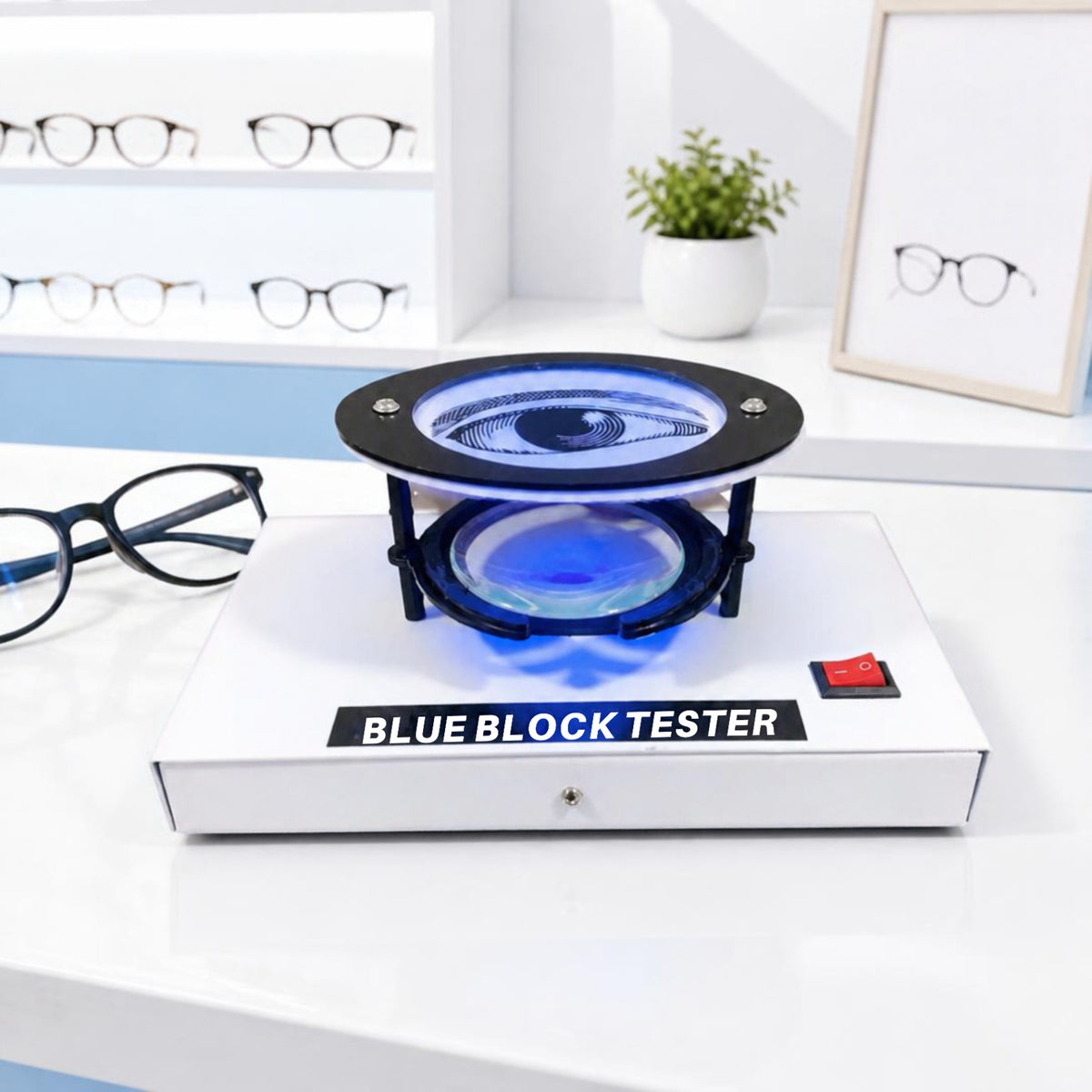 Blue Filter Tester – Metal Body | Rechargeable