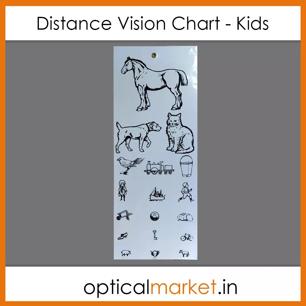 Distance Vision Chart-Kids – Optical Market
